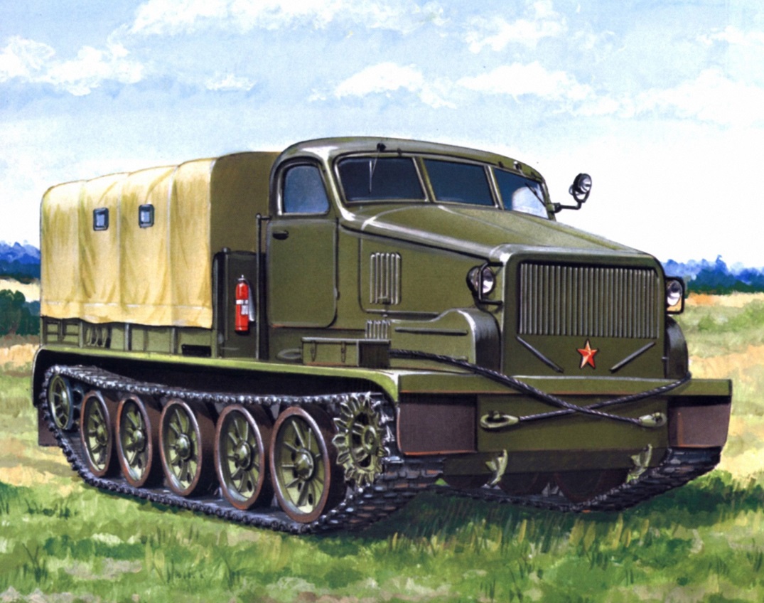 Тяжелый артиллерийский тягач АТ-Т