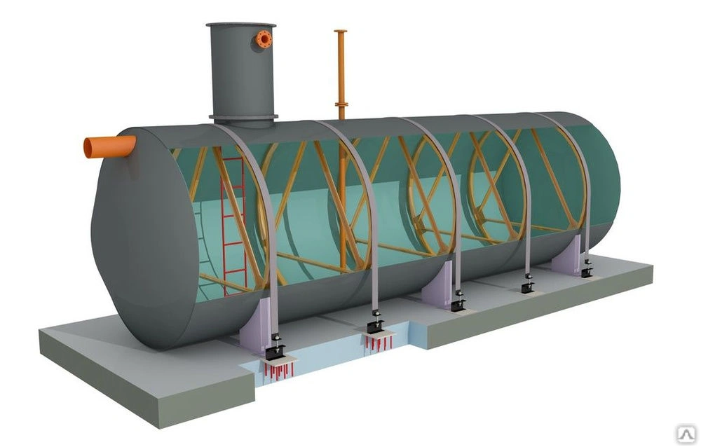 Горизонтальные стальные резервуары РГС
