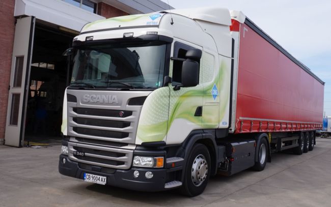 Scania G340 на метане