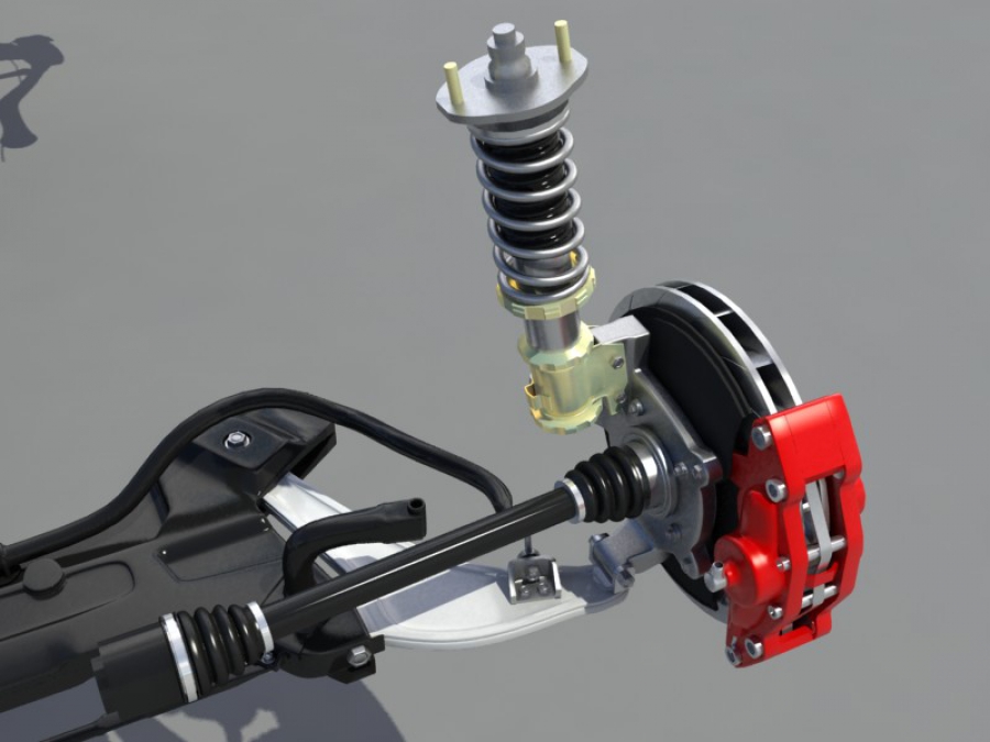 Как работает подвеска МакФерсон