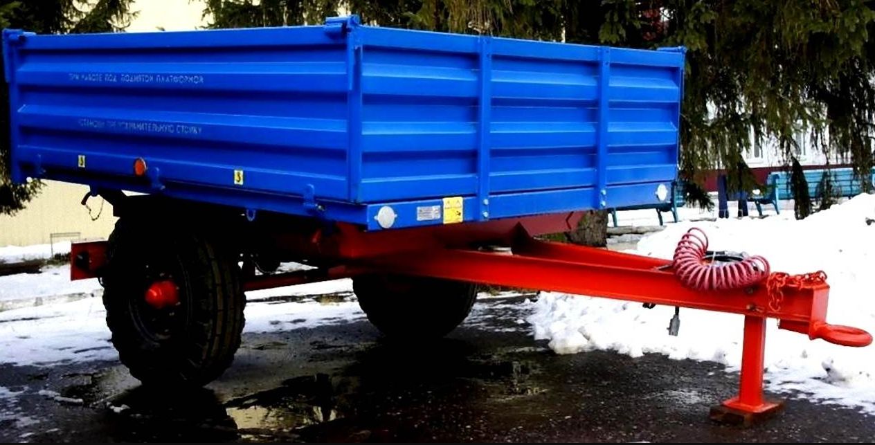 самосвальный прицеп 1-ПТС-2