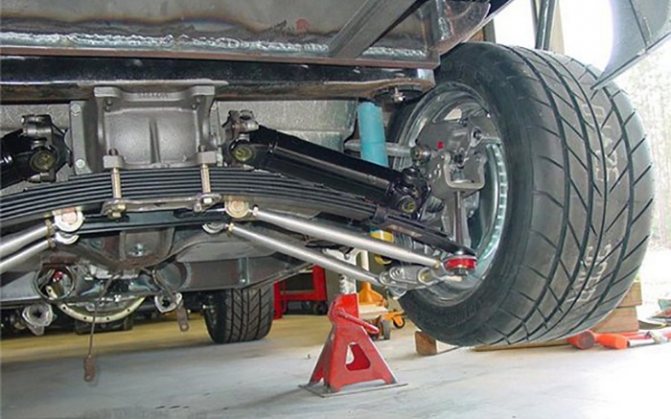 Задняя независимая подвеска на поперечных торсионах