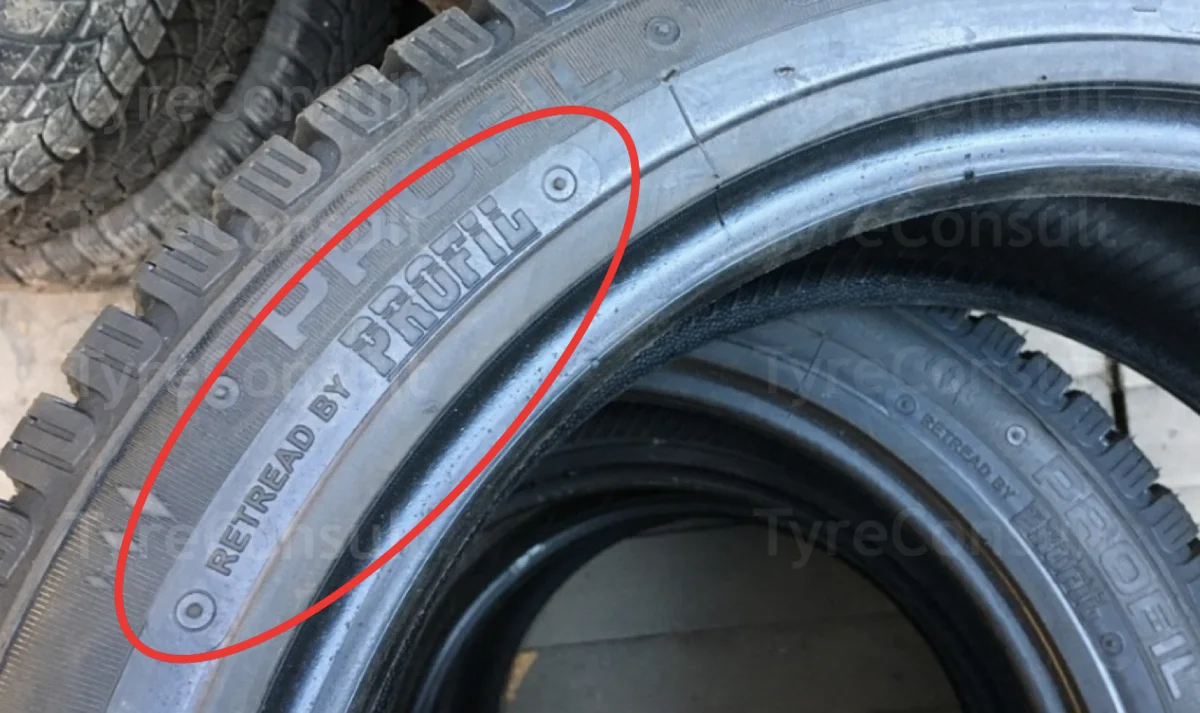 Маркировка восстановленных шин