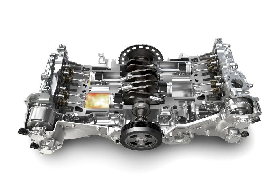 Оппозитный двигатель