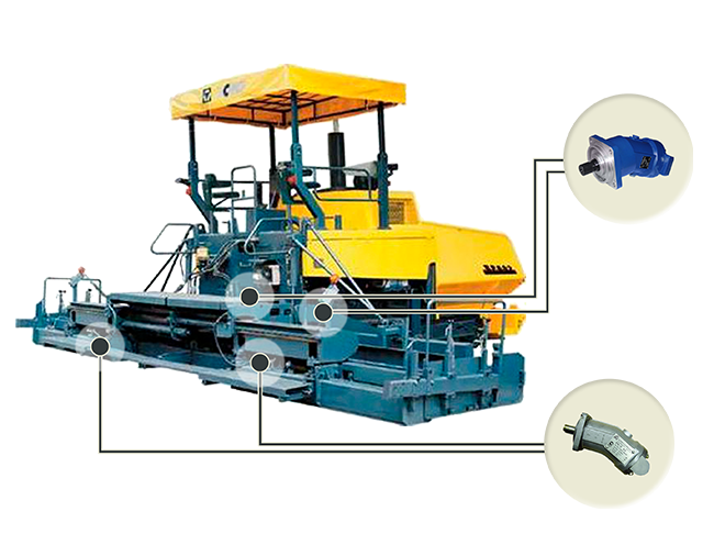 Принцип работы асфальтоукладчика