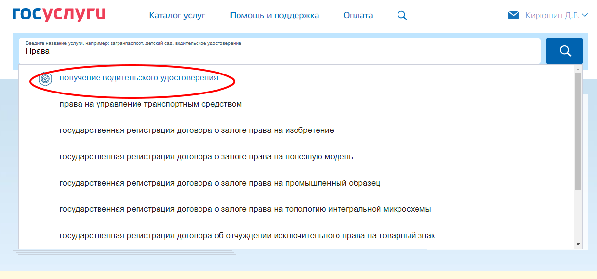 через Госуслуги