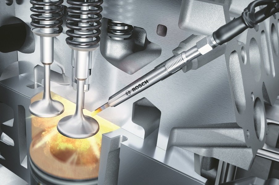 Свечи накаливания в дизельном двигателе