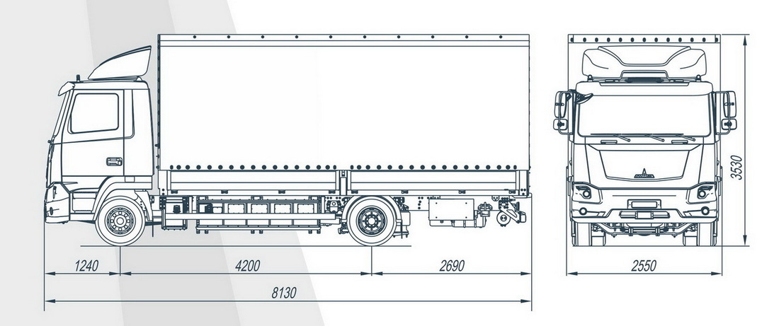 Электрогрузовик МАЗ-4381ЕЕ