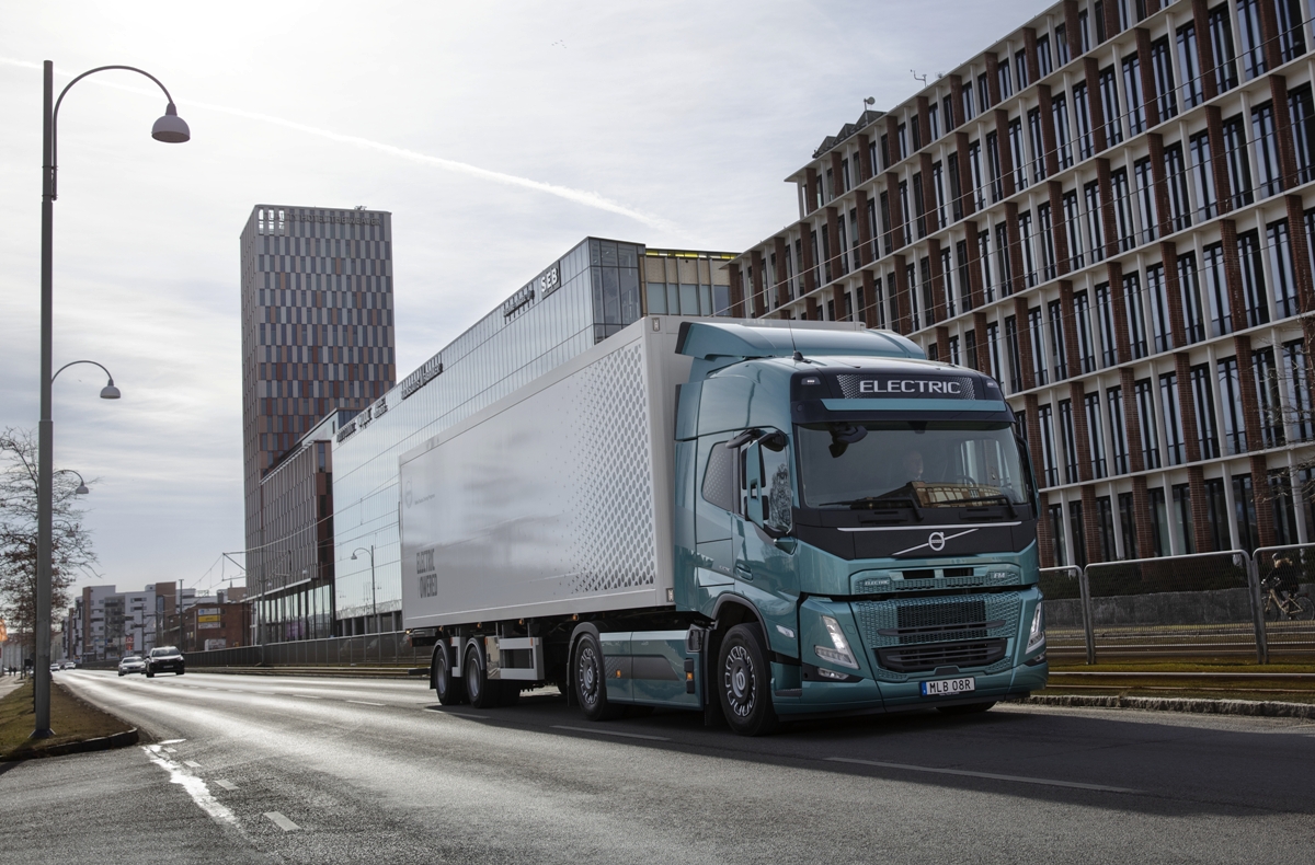 Электрические грузовики «Вольво»