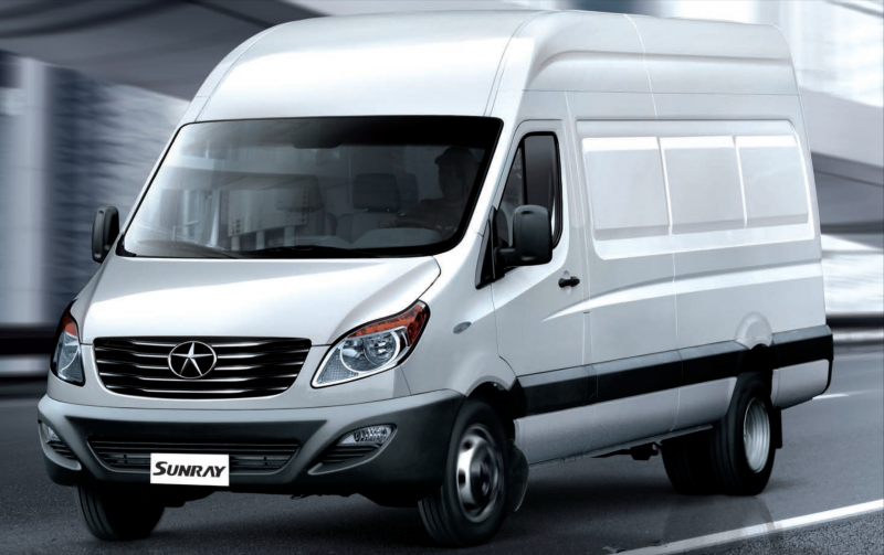 JAC Sunray из Казахстана, длиннобазный фургон