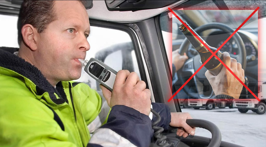 Алкозамок на грузовой автомобиль