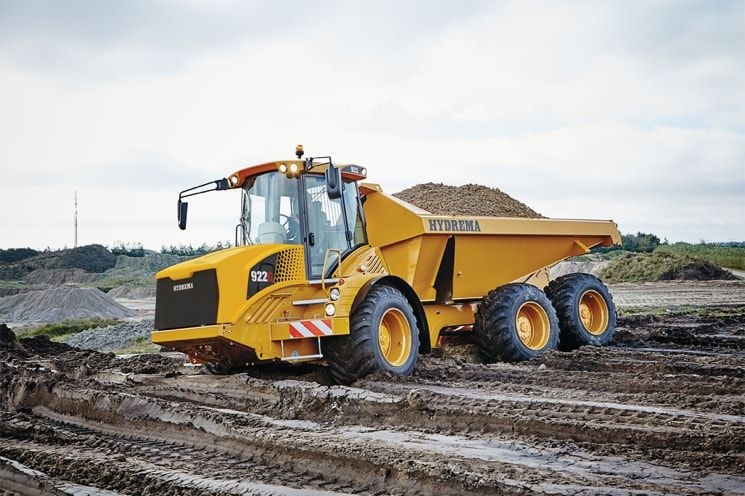 шарнирно-сочлененный самосвал