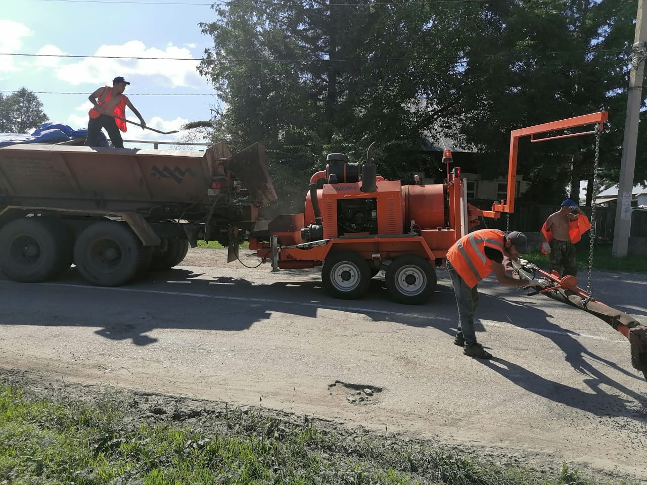 Ямочный ремонт дорог