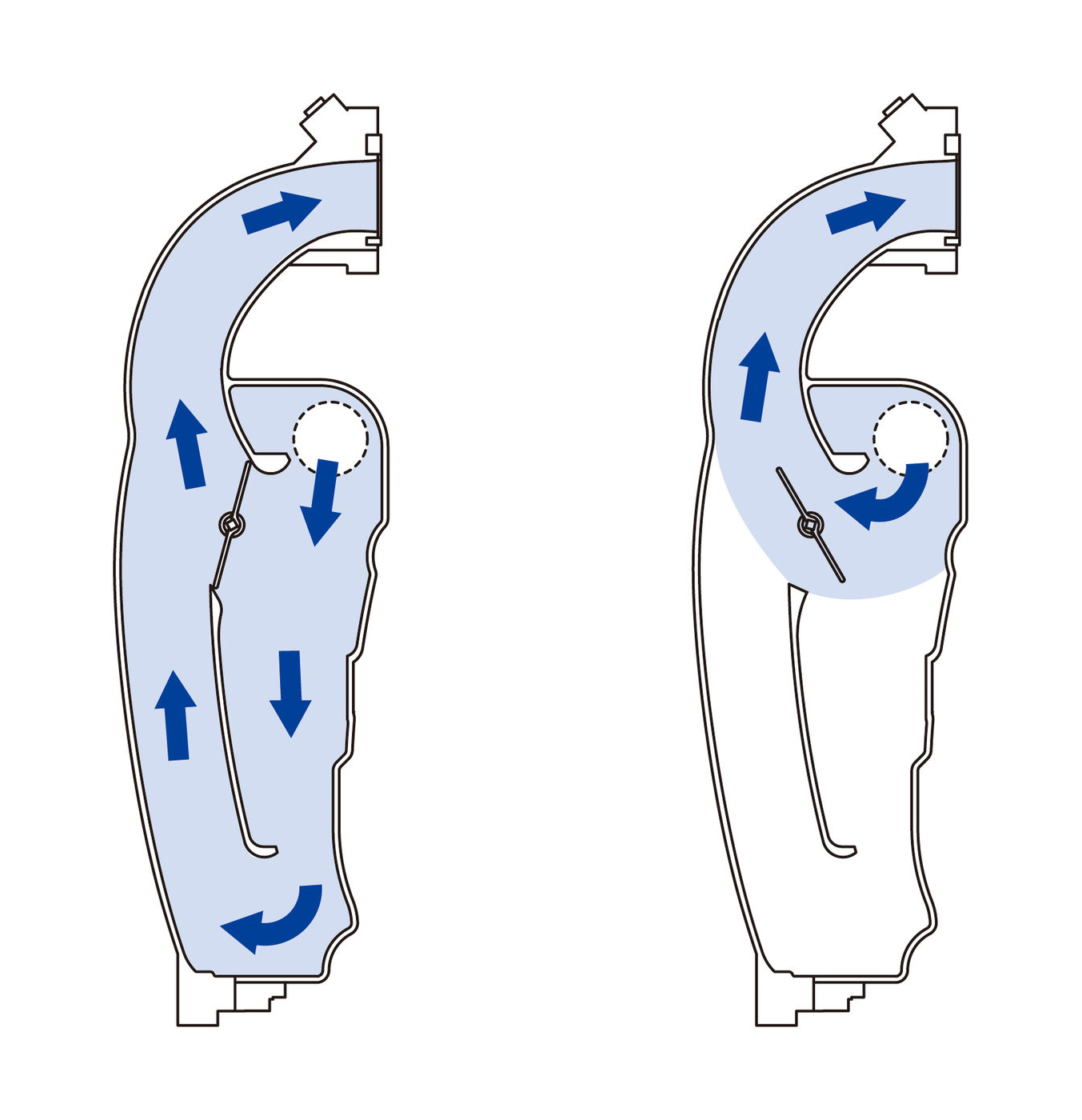 Впускной коллектор с изменяемой геометрией