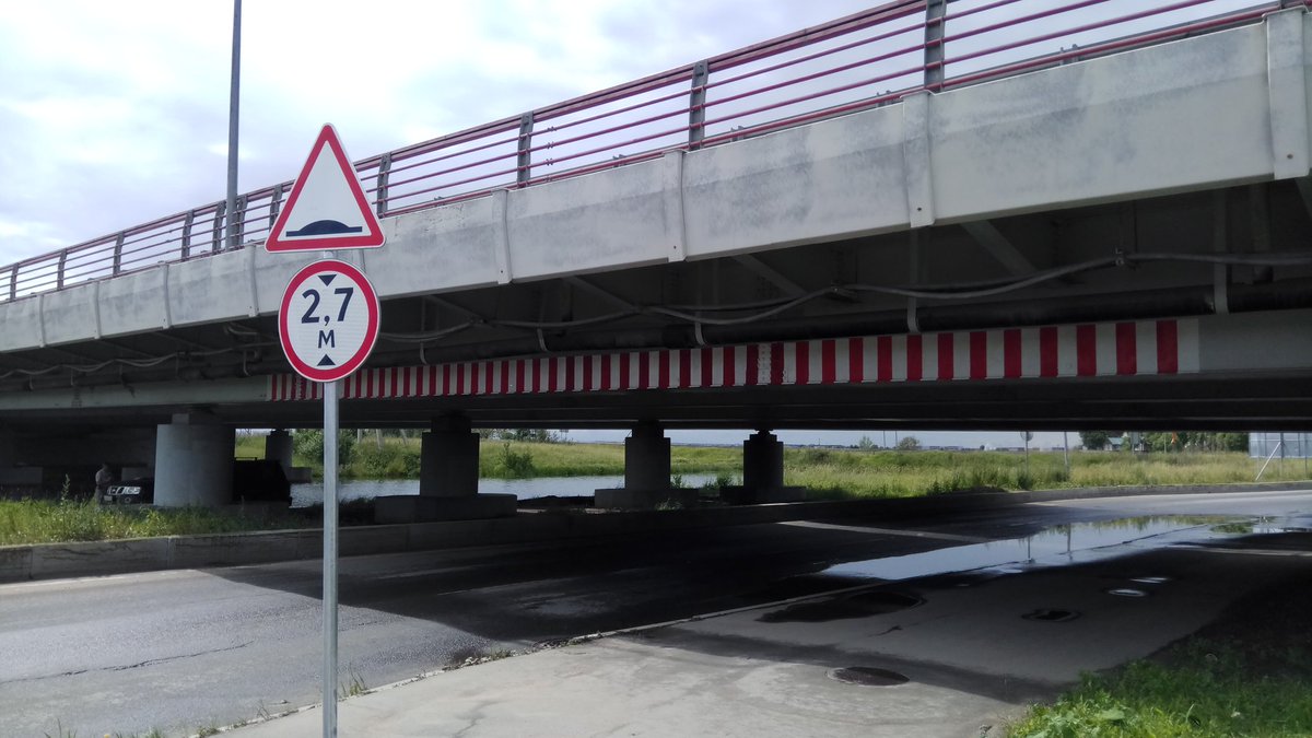 Ширина проезда для грузового транспорта по транспортным сооружениям