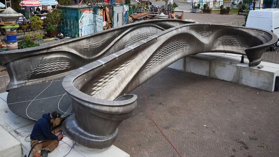 мост, сделанный полностью на 3D принтере