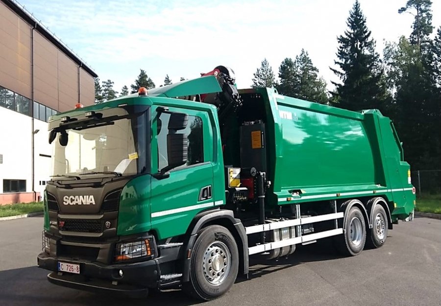 Мусоровоз Скания
