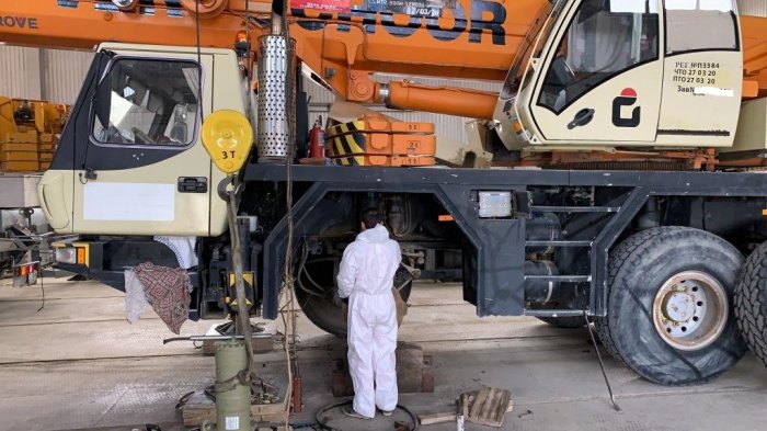 Эксплуатация автокрана зимой