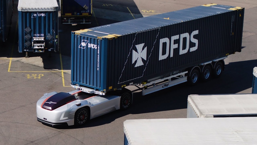 автономный тягач Volvo Vera беспилотник Volvo перевозит грузы 