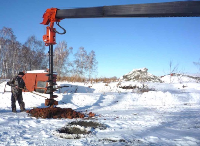 бурение шнеком