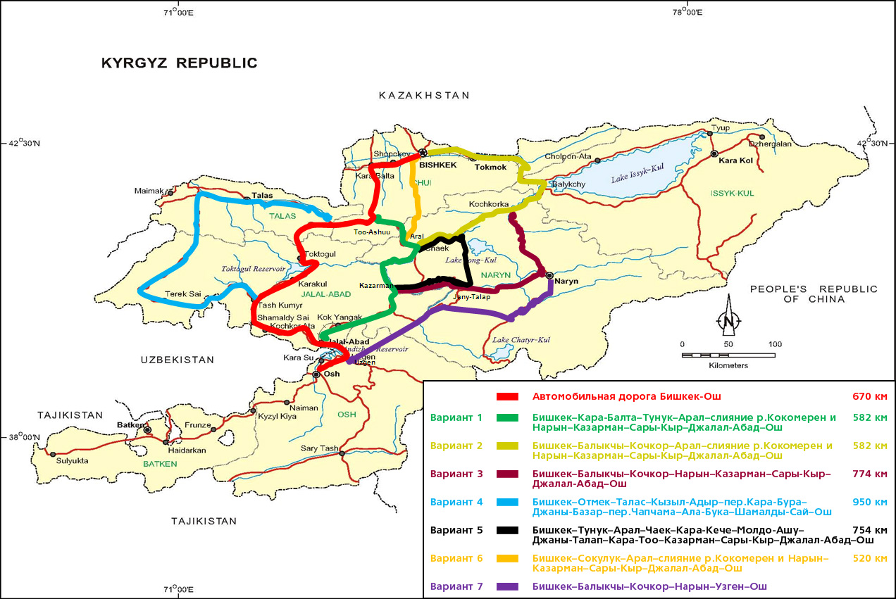Автомобильные перевозки в Кыргызстане