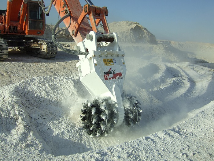 добыча мела роторная фреза 