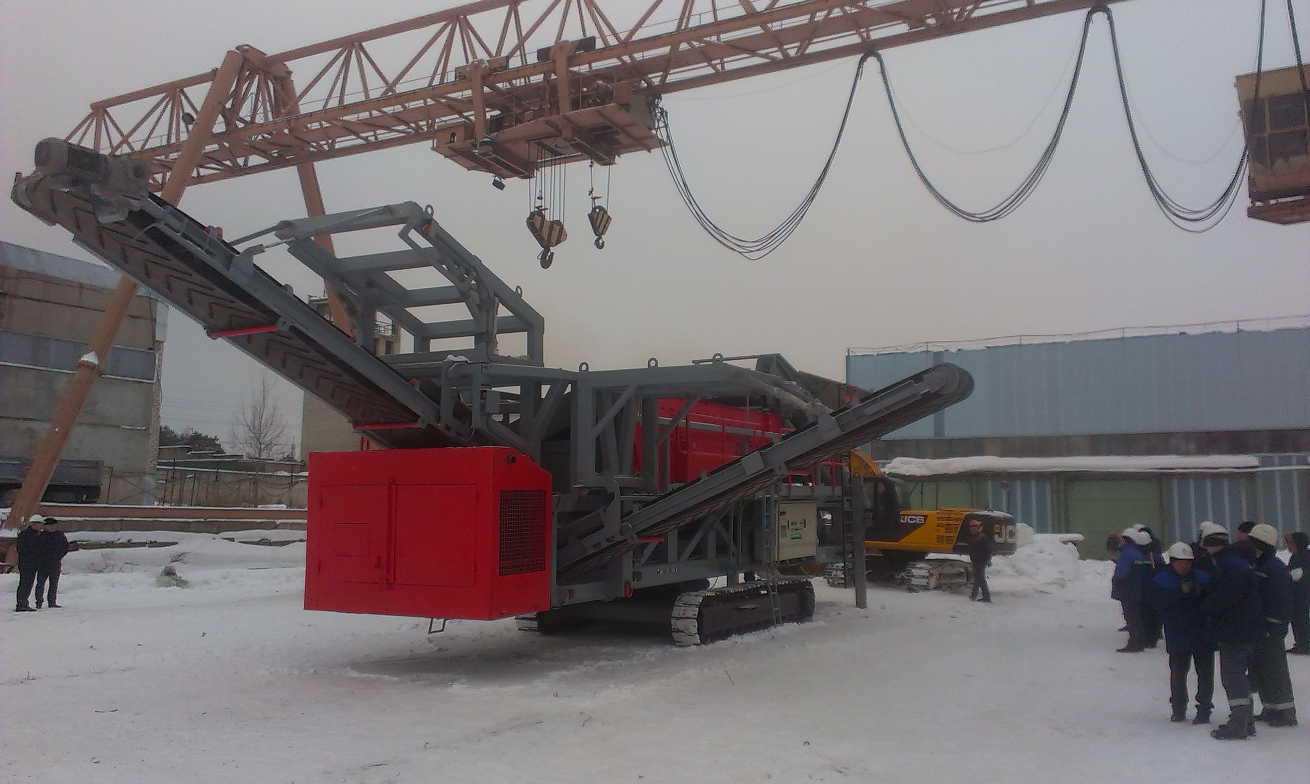 самоходная установка дробильная установка