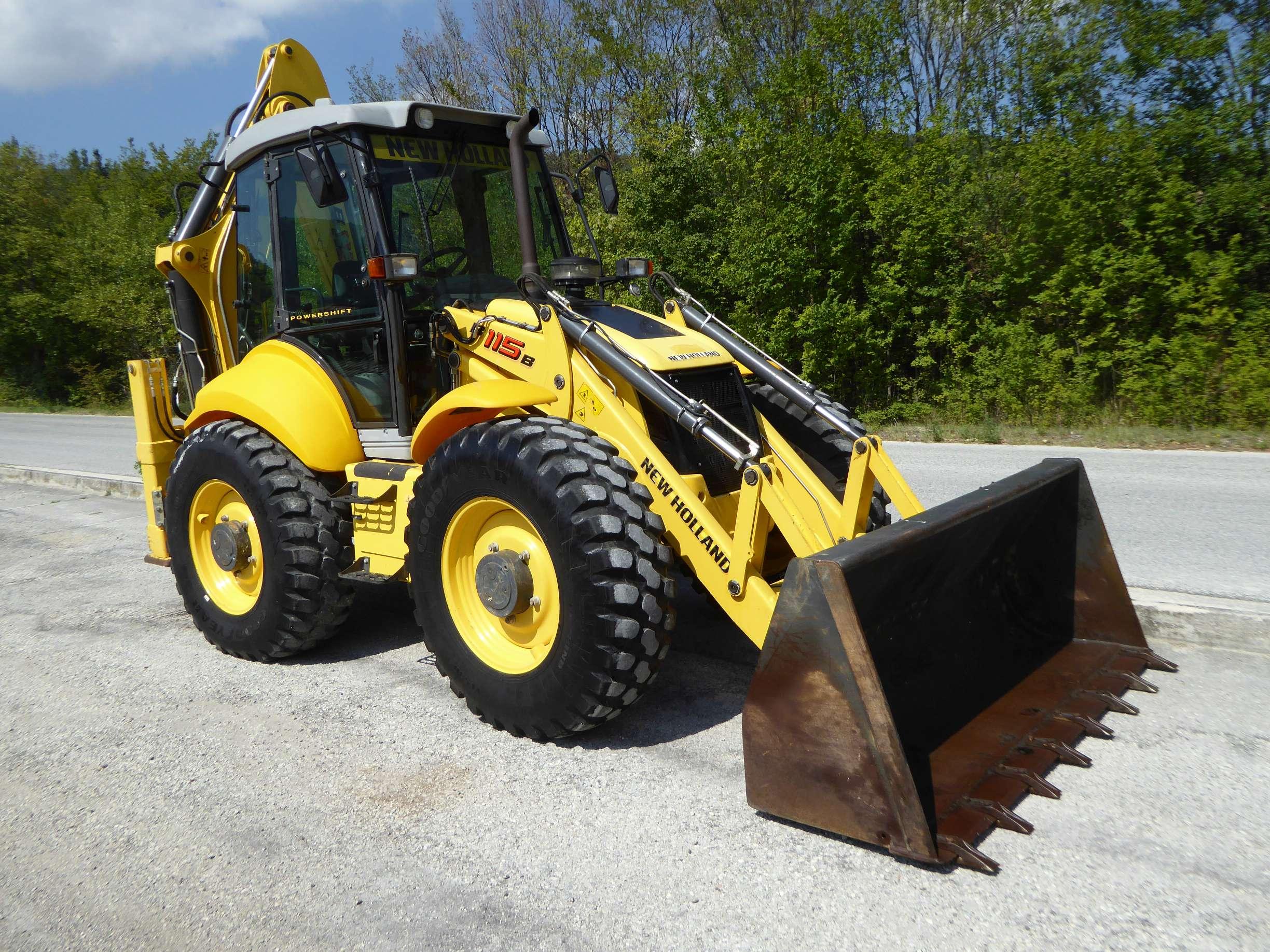 new holland и ее экскаваторы-погрузчики
