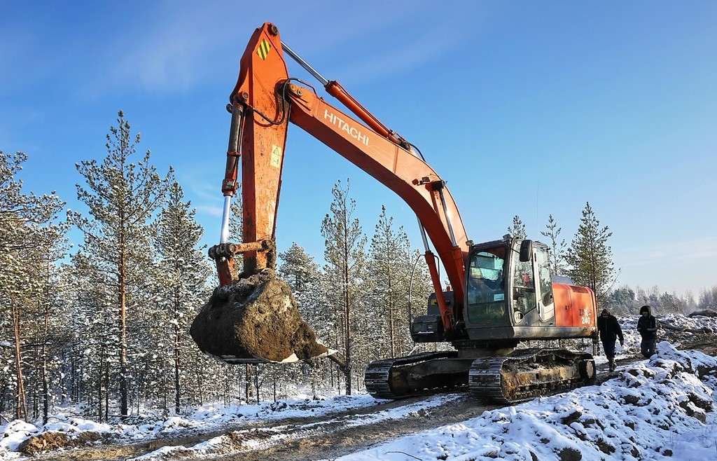 экскаваторы для низких температур