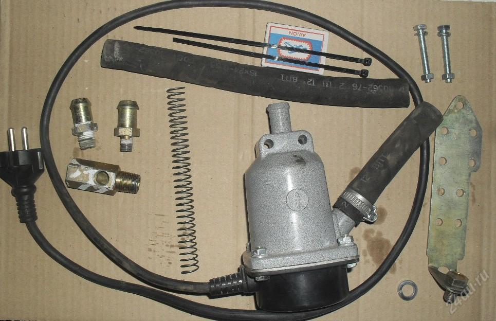 монтаж подогревателя на 220В