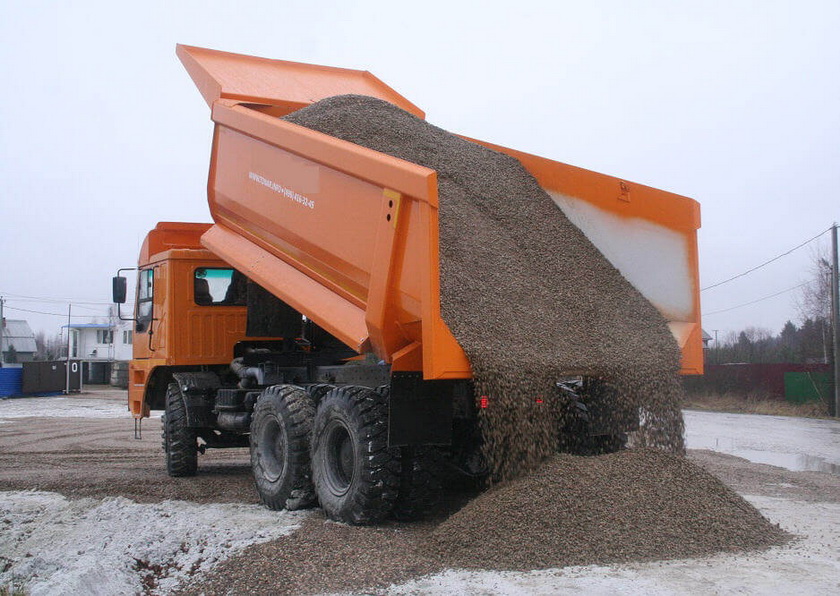 перевозка гранитного щебня