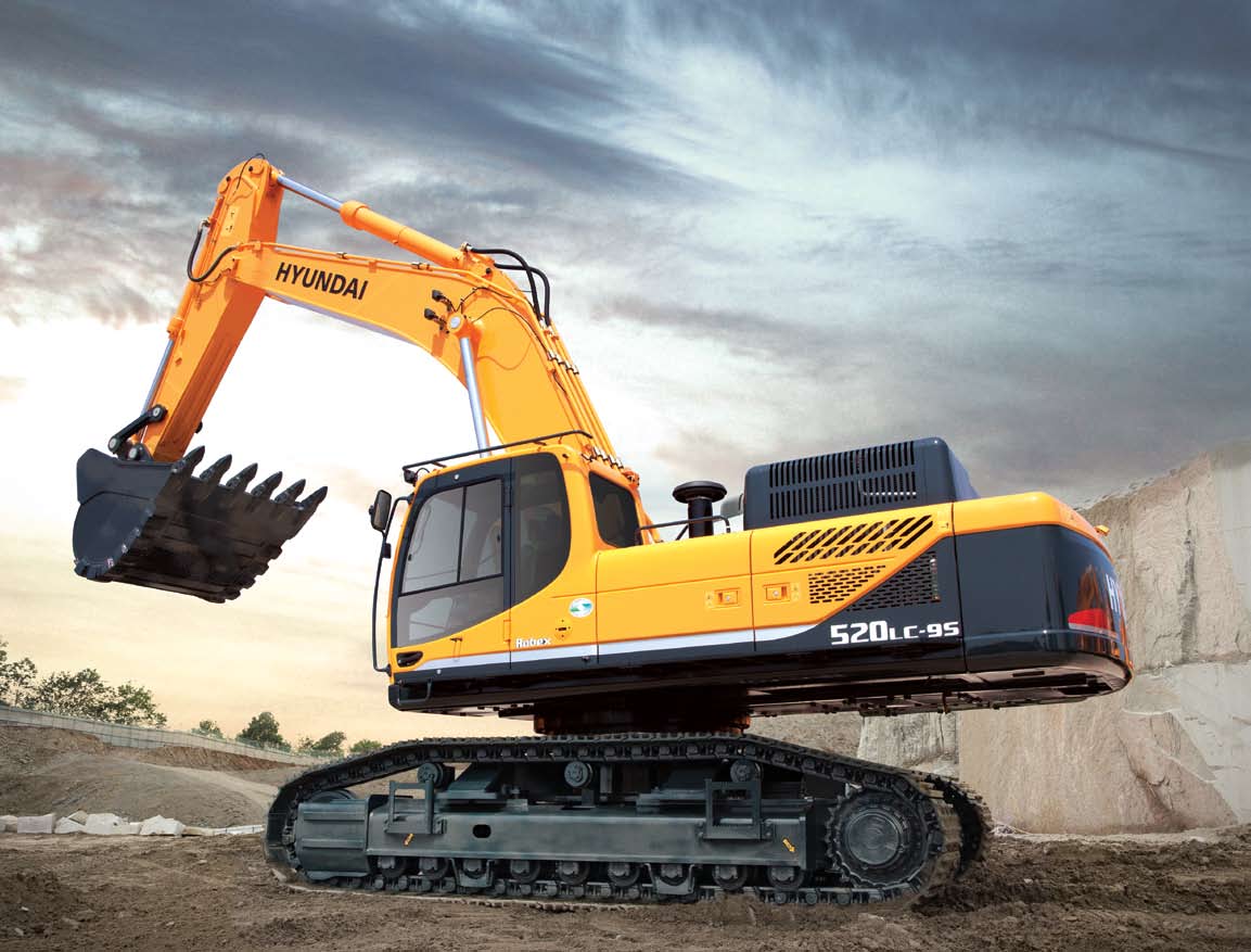 гусеничный экскаватор экскаватор Hyundai 