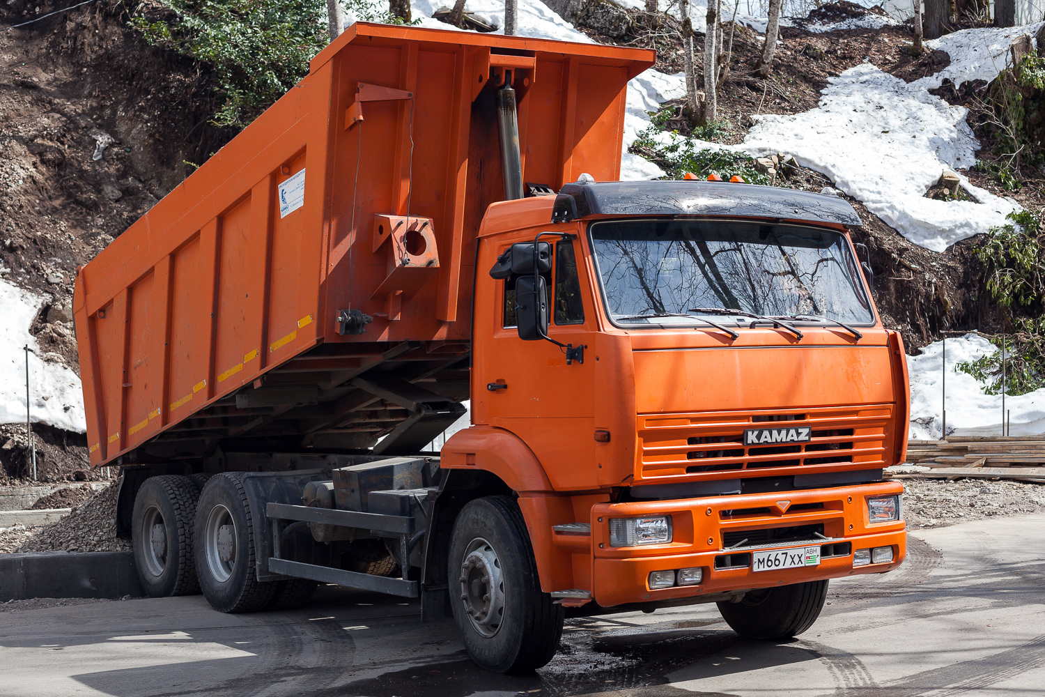 грузовики КАМАЗ с прицепом