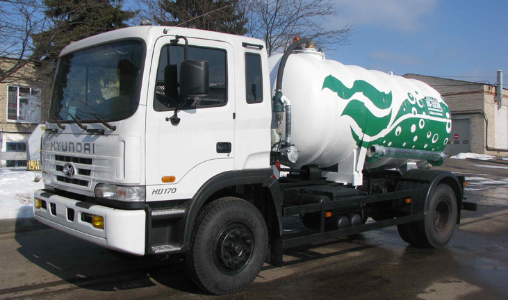 работа ассенизаторной спецтехники принцип действия