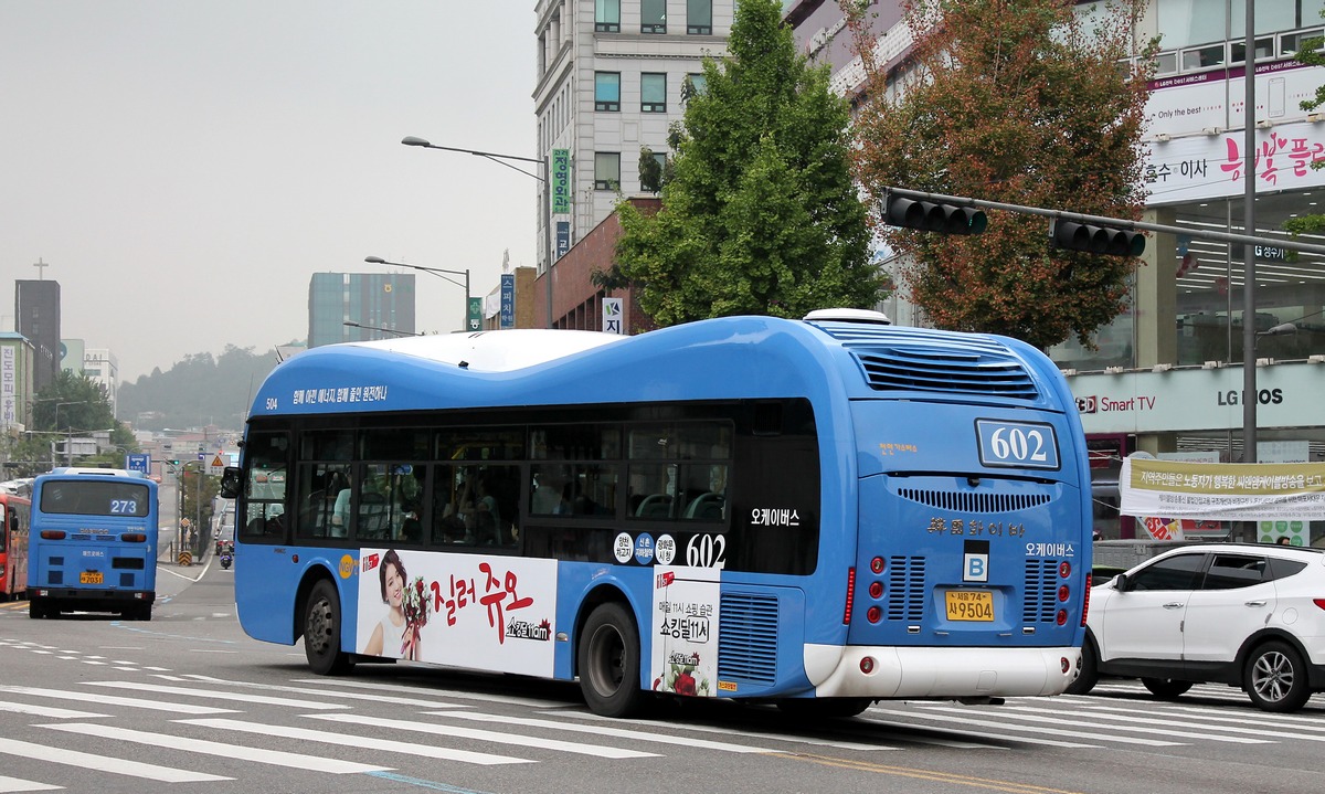 корейские автобусы