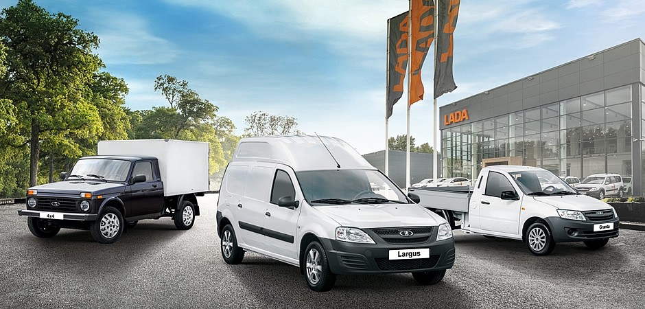 грузовой автомобиль Lada как коммерческий транспорт 