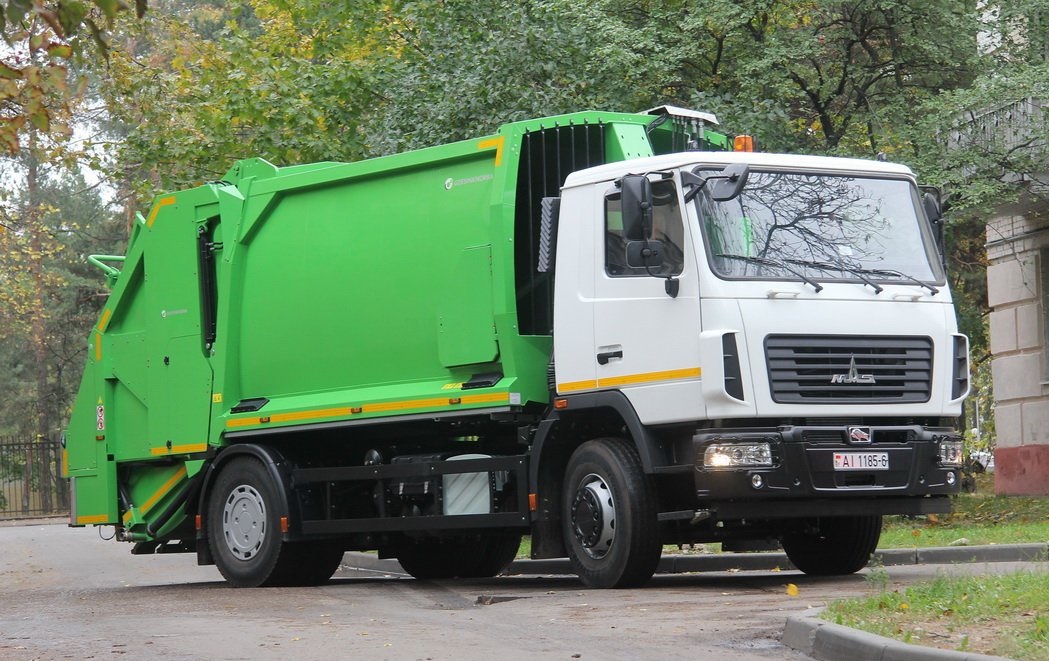 мусоровозы GeesinkNorba на шасси МАЗ, КАМАЗ и MAN