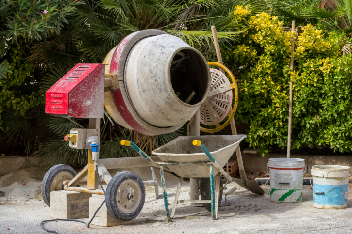 очистка бетономешалки
