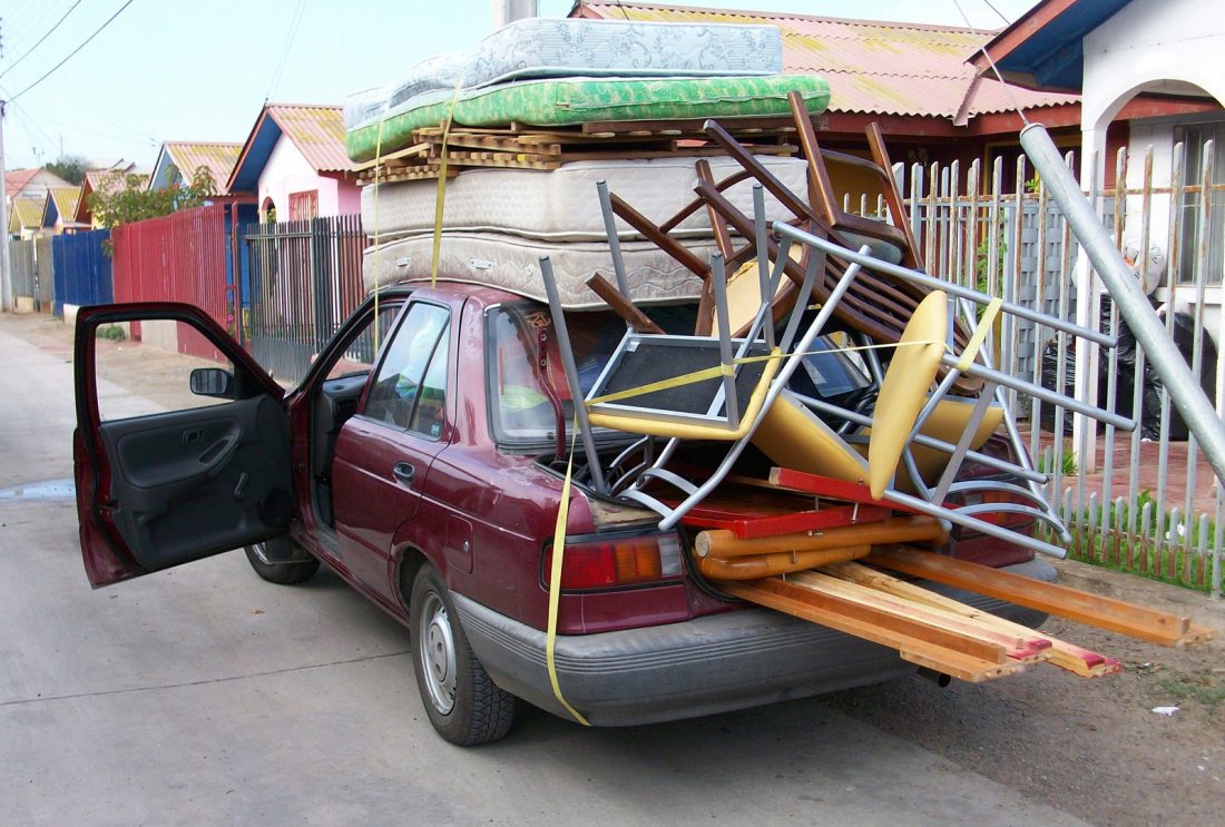 перевозка большого груза на автомобиле