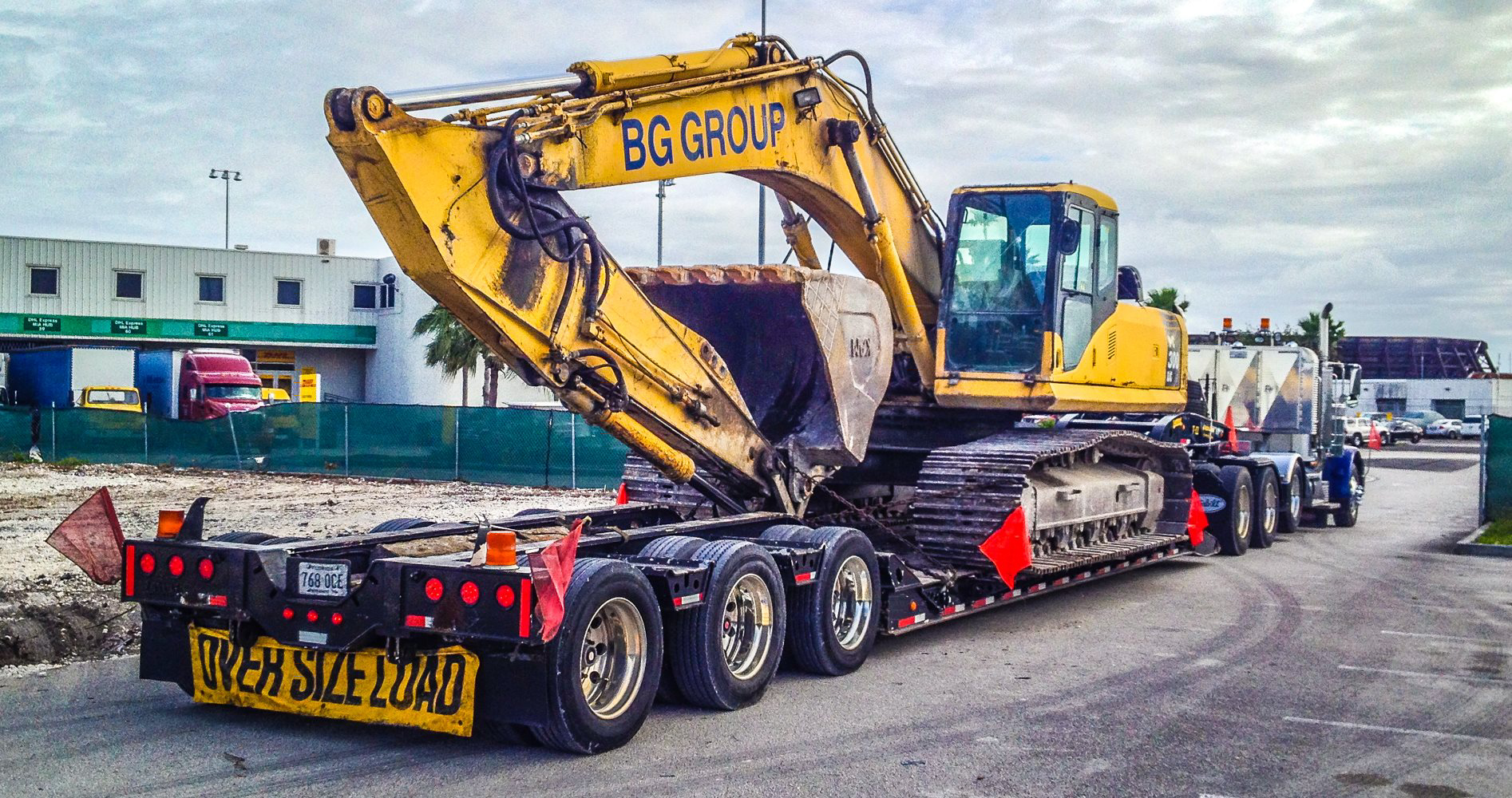 перевозка спецтехники как тяжёлого негабаритного груза