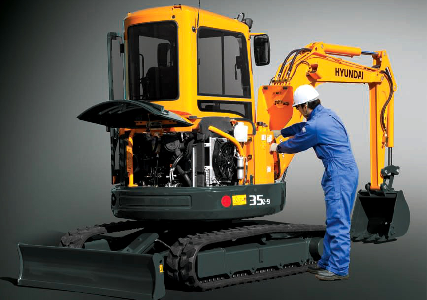 обслуживание и ремонт экскаваторов
