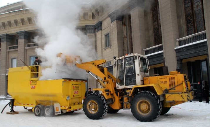 снегоплавильная машина для борьбы со снегом