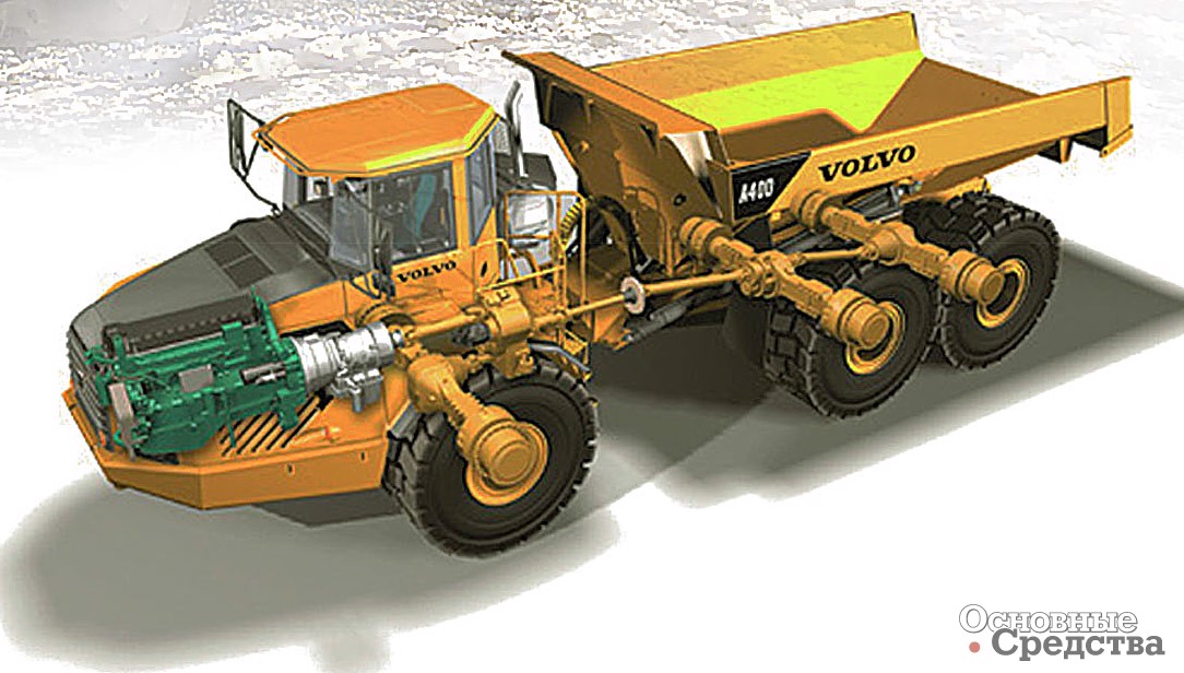 Сочленённый самосвал Volvo А60Н