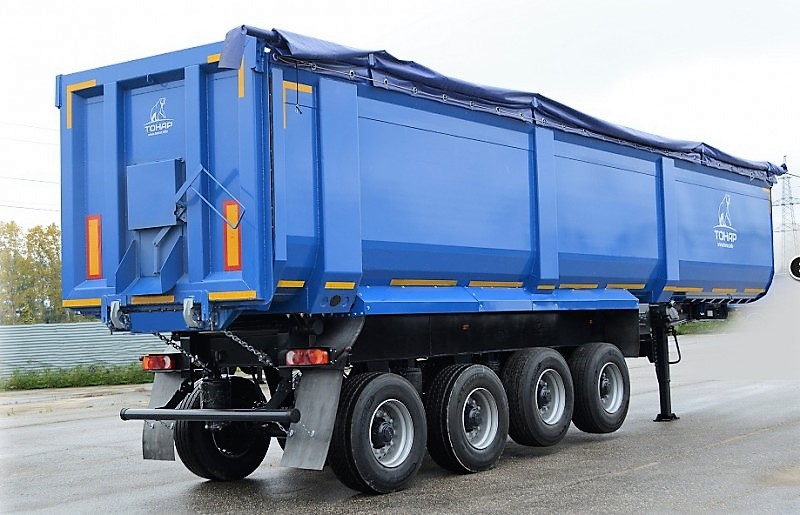 перевозка самосвальными полуприцепами