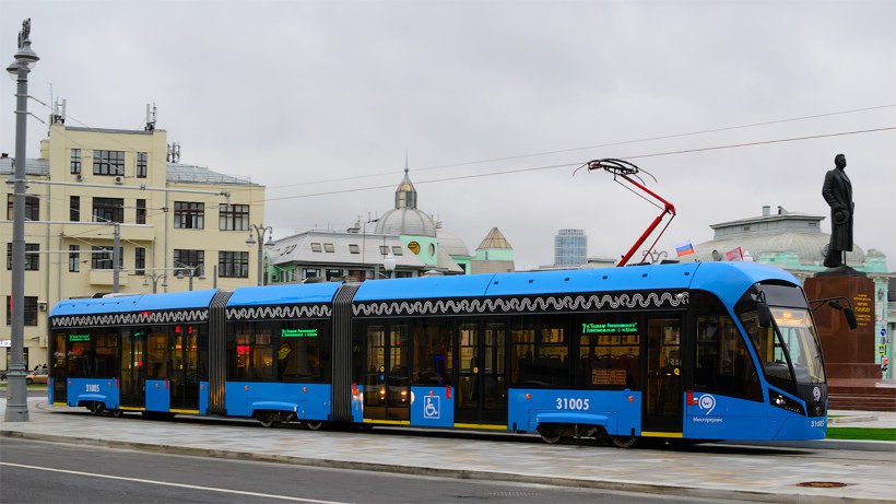 московские маршруты для трамвая «Витязь-М»