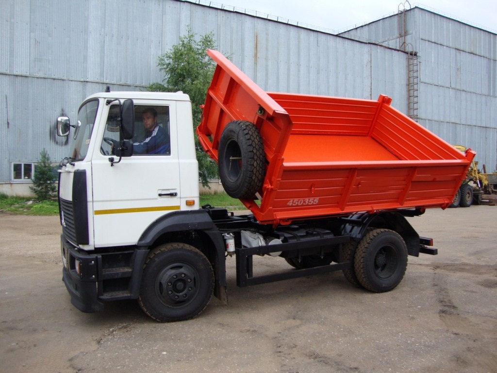 трехсторонний самосвал