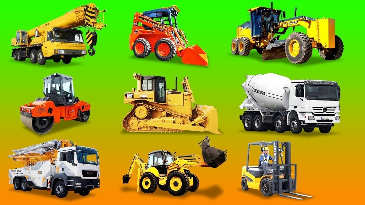 виды строительного транспорта 