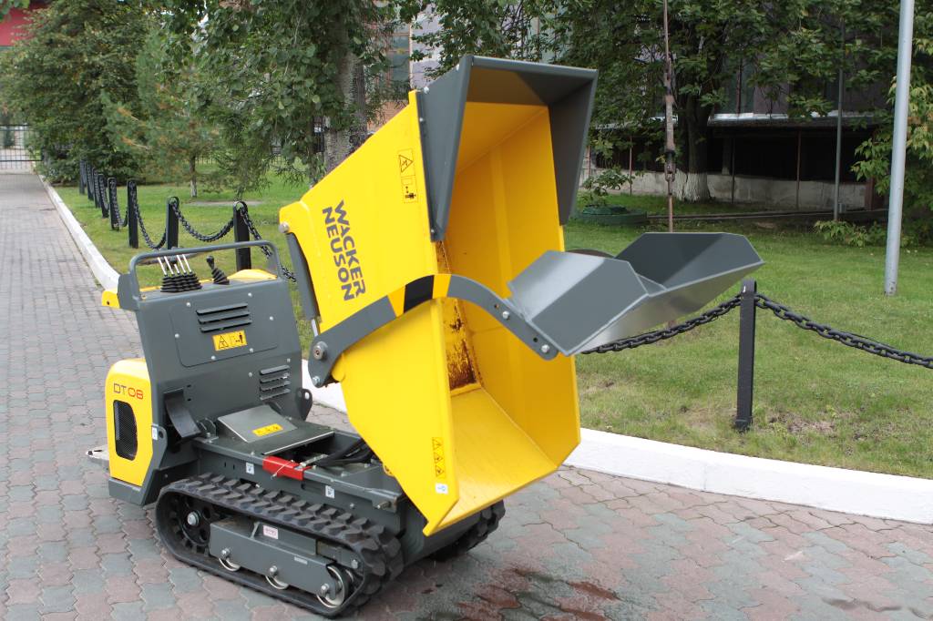 обзор сравнение гусеничных мини-самосвалов