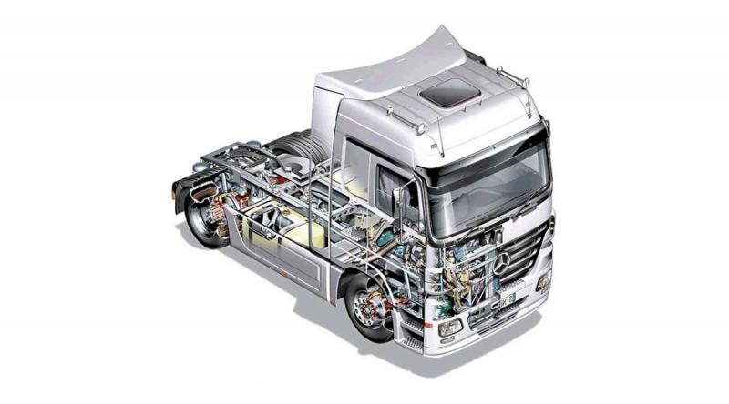 дополнительный двигатель в грузовике